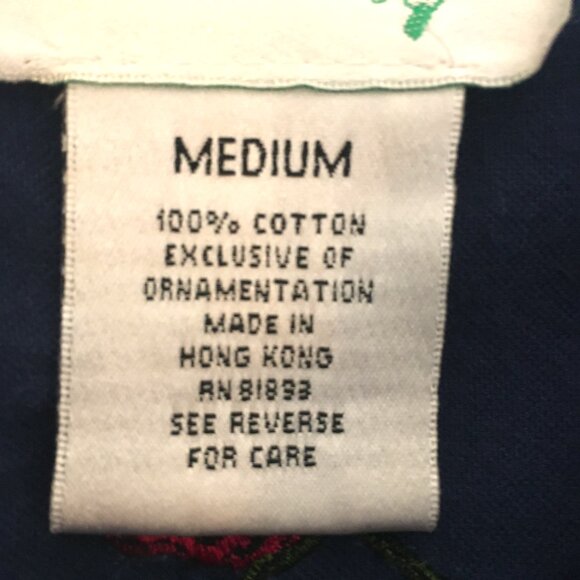 Embroidered Navy Jacket with Pink Accents - Picture 13 of 13